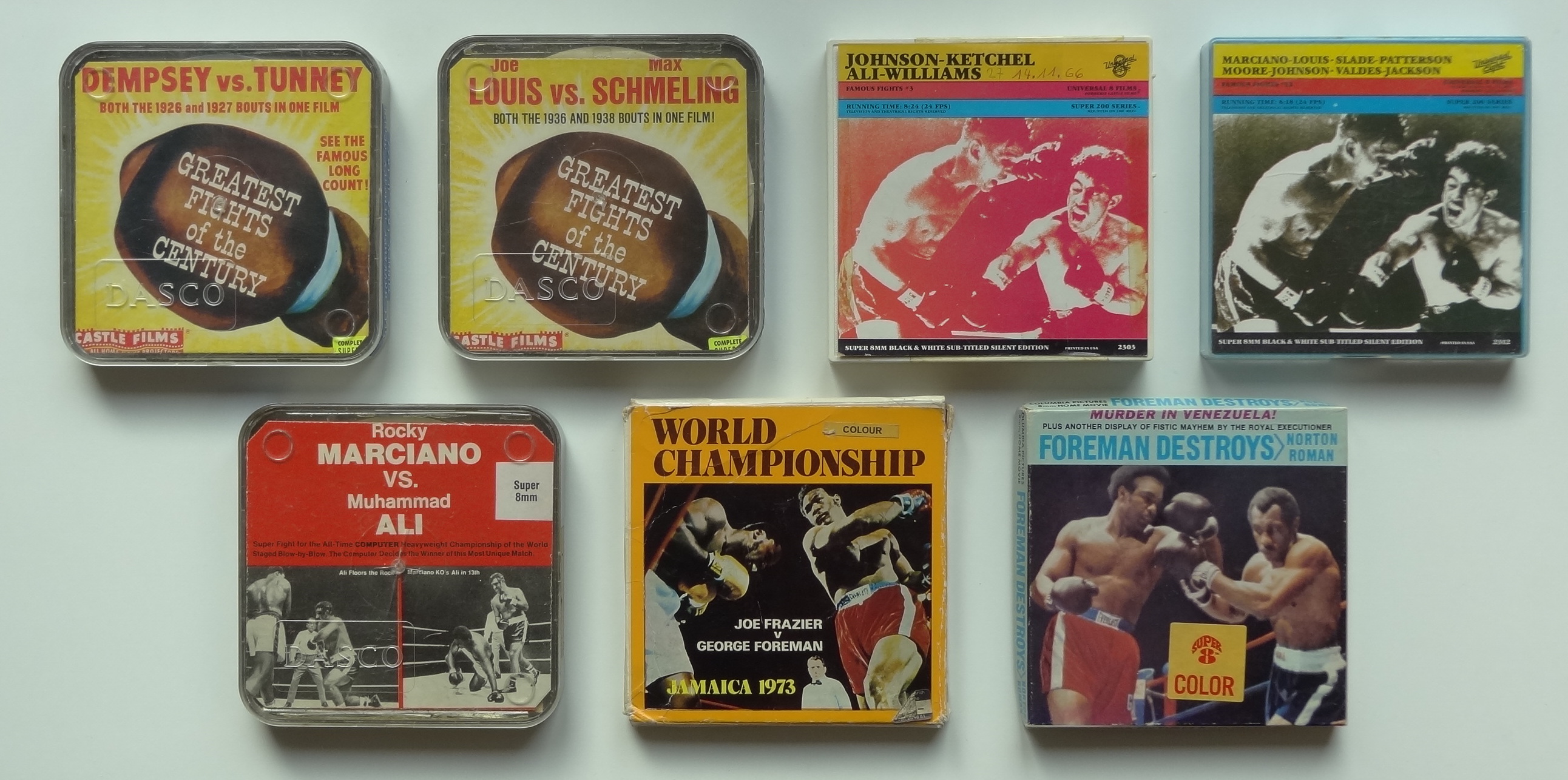 16 Original Super 8mm Films on Boxing-2