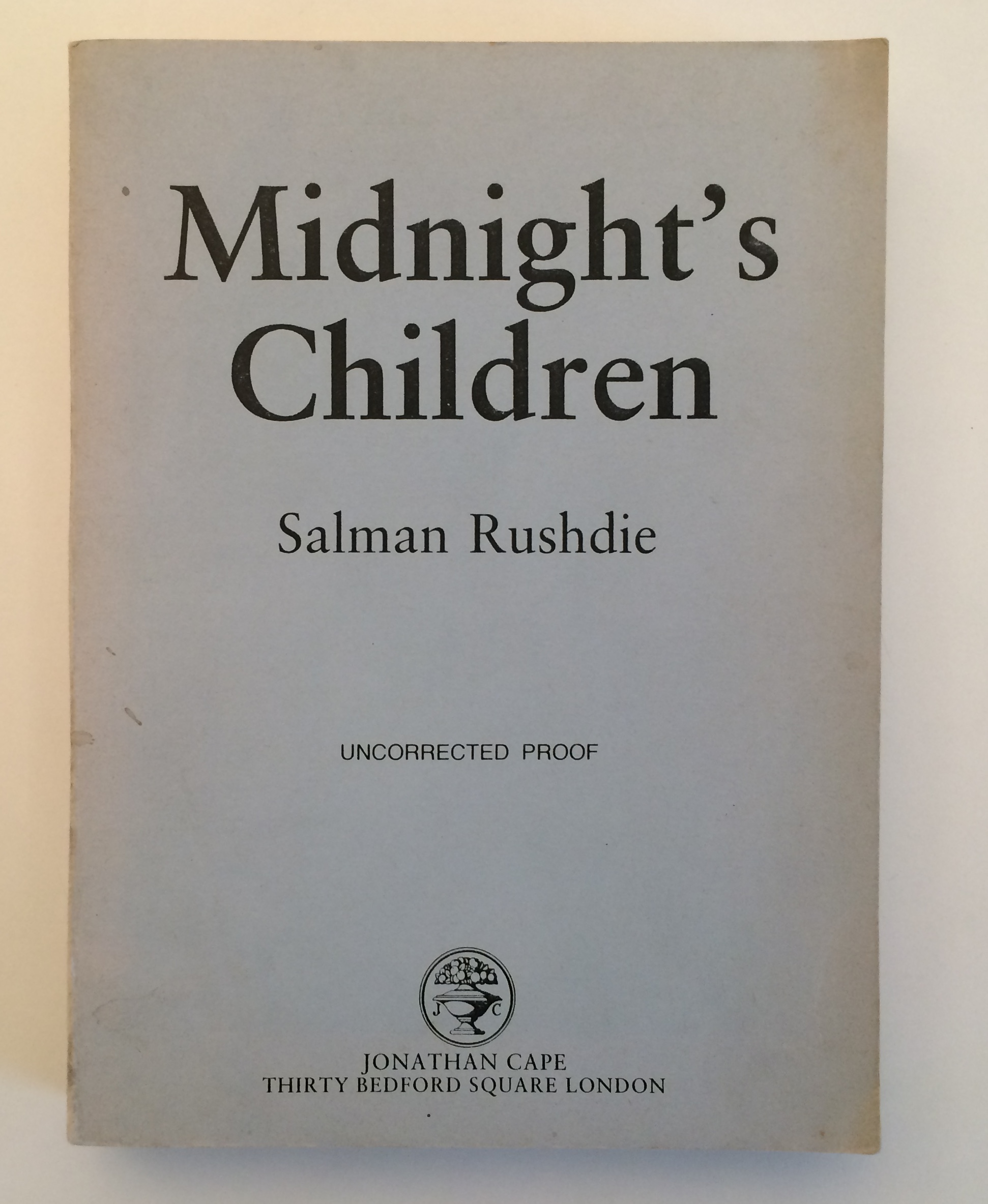 Rushdie - Midnight&#39;s Children - Proof - 2023 - 1
