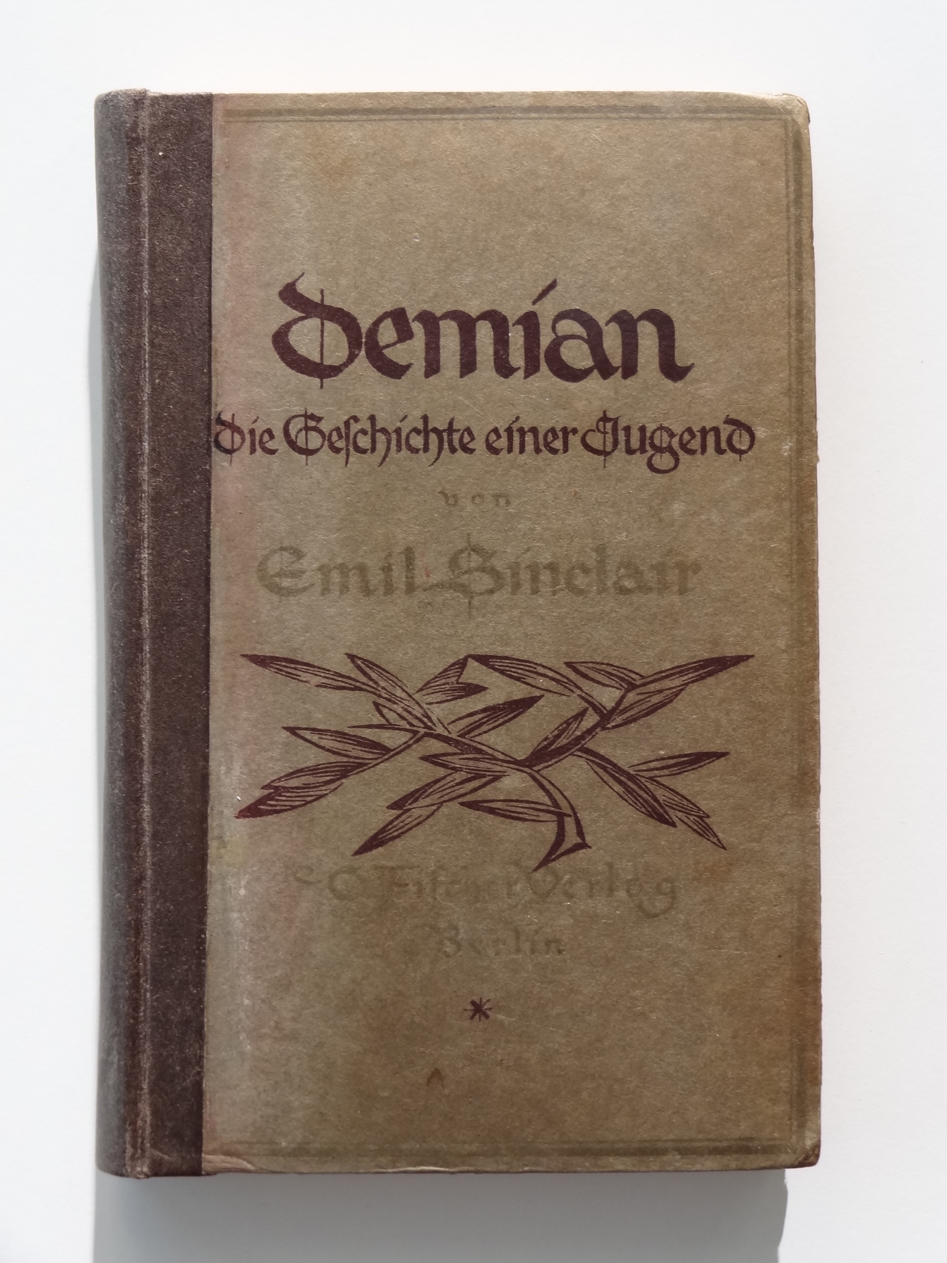Sinclair, Emil (Hermann Hesse) - Demian - Cover - 1 Kopie